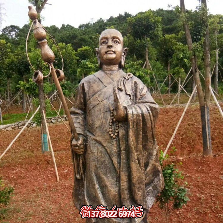 青銅地藏王雕塑——完美點綴你的園林空間