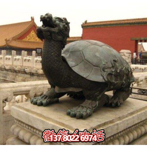 戶外廣場大型寺廟擺件龍龜?shù)袼? title=